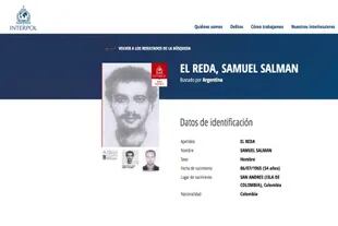 La circular roja de Interpol sobre Salman El Reda