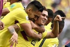 Quintero jugó 30': entró con Colombia perdiendo y salió cuando lo dieron vuelta