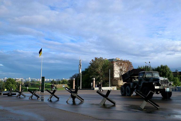 Una muestra de la presencia de las tropas en Ucrania
