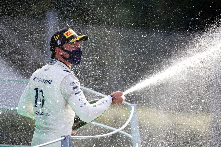 Pierre Gasly: el piloto degradado que ahora festeja a lo grande en la Fórmula 1