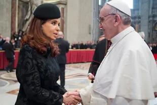 En 2013 el Papa recibió a Cristina