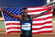 Christian Coleman hizo 9s79 y entró al top ten histórico de los 100 metros