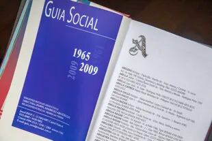 Al principio la agenda de elite se llamó Nueva Guía Social, luego pasó a tener otro formato, más grande y "quedaba mejor el diseño de tapa con el nombre corto, Guía Social", aclara Poppi 