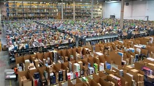 Un depósito de Amazon en España