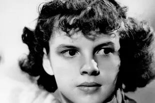 Judy Garland, de niña, en tiempo felices