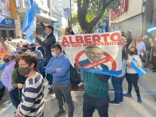 Protestas en Tucumán por la visita de Alberto Fernández