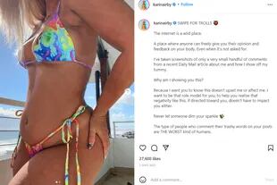 En Instagram compartió un mensaje reflexivo sobre lo que publica
