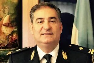 El designado jefe de la Policía Federal: comisario Juan Carlos Hernández