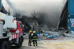Fuego y destrucción en el shopping preferido de los argentinos en Punta del Este
