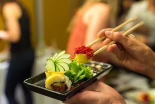 ¡El sushi de Sushi Club no podía más de lo rico!
