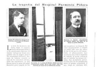 Víctima y victimario. La nota que publicó Caras y Caretas con motivo del asesinato de O'Farrell en 1924.