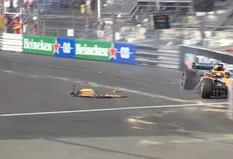 El tenso diálogo entre Ricciardo y un ingeniero tras su accidente en las prácticas de Mónaco