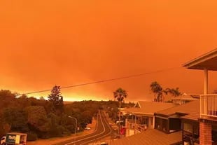 Incendios en la ciudad de Port Macquarie, en Australia