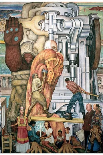Millonario traslado de un mural de Diego Rivera de 30 toneladas, frágil como una cáscara de huevo