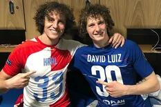 Cuando David Luiz conoció a "David Luiz": la foto más viral de la Europa League