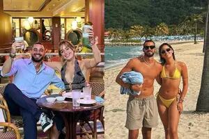 Las románticas vacaciones de Nico Occhiato y Flor Jazmín Peña en Miami