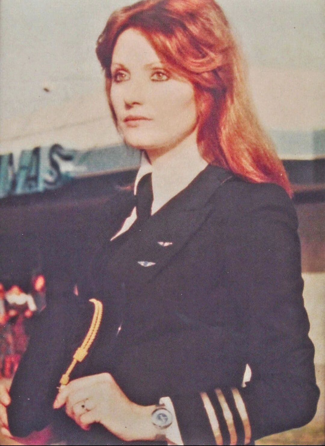 María del Carmen Sabaliauskas fue la primera pilota de Aerolíneas Argentinas