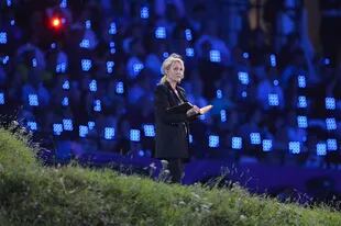 Rowling, durante su participación en la ceremonia de apertura de los Juegos Olímpicos, este año, en Londres