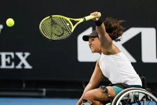 Florencia Moreno fue la primer tenista argentina de tenis adaptado en participar de un Grand Slam.  Abierto de Australia 2023