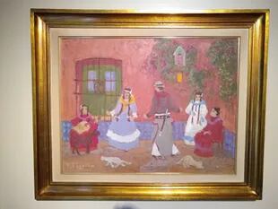 La Huella, el cuadro de Pedro Figari en el que Eppinger se inspiró para bautizar al parador