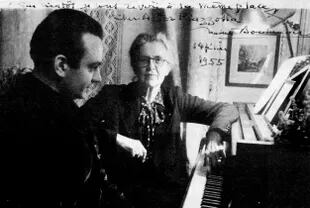 Astor Piazzolla con Nadia Boulanger