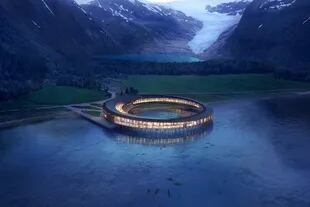 Svart, en Noruega, el primer hotel en el mundo que produce más energía de la que consume