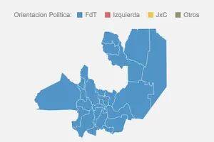 El mapa con los resultados en tiempo real de las elecciones en Salta
