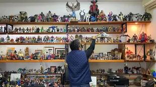 Hernán Doering: su colección de muñecos supera las 20.000 piezas.