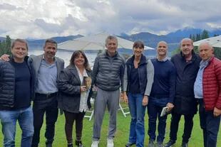Mauricio Macri recibió a dirigentes de Pro en Villa La Angostura