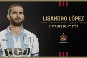 Atlanta United presentó a Lisandro López: "Liderazgo y mentalidad ganadora"