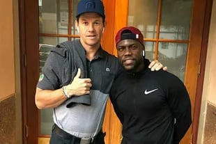 Mark Wahlberg and Kevin Hart, in the new Netflix