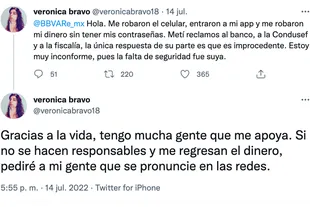 Este fue la primera denuncia de Verónica Bravo
