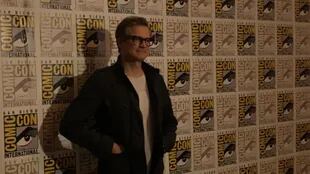 Colin Firth paseó sus anteojos old fashioned por Comic Con en la presentación de Kingsman 2