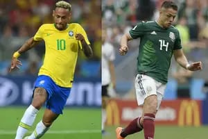 Brasil-México, Mundial 2018: horario, TV y formaciones
