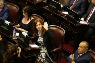 Cristina Kirchner jura como senadora nacional. 29/11/17