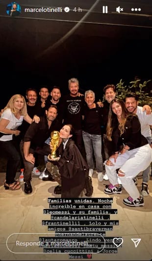 Marcelo Tinelli compartió fotos del encuentro con Lionel Messi (Foto: Captura Instagram/@marcelotinelli9