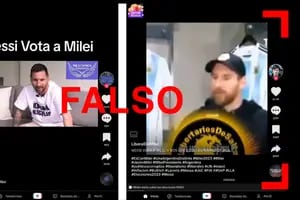 Messi no dijo que “hay que votar a Milei” en estas entrevistas; los audios fueron manipulados