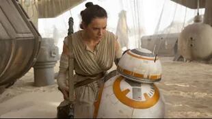 Daisy Ridley en Star Wars: el despertar de la fuerza