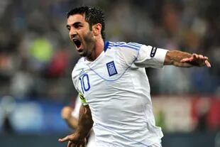 Karagounis, el jugador más experimentado de la selección griega