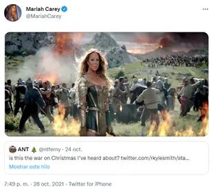 La "aguerrida" reacción de Mariah Carey tras enterarse de que un bar de Texas prohibió su canción navideña