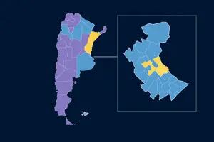 El mapa de resultados de las elecciones presidenciales