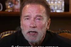 Schwarzenegger le envió un emotivo mensaje a los rusos: “Esta es una guerra ilegal”