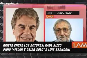 "Que se quede solo": el hostil mensaje de Raúl Rizzo sobre Luis Brandoni