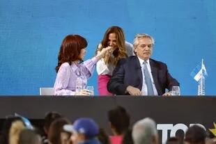 Cristina Kirchner, Victoria Tolosa Paz y Alberto Fernández
