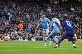 El brasilo en el Manchester City, Gabriel Jesus, es el segundo gol del equipo