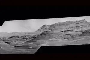 Misión a marte: el mosaico inédito del Monte Sharp registrado por el Curiosity
