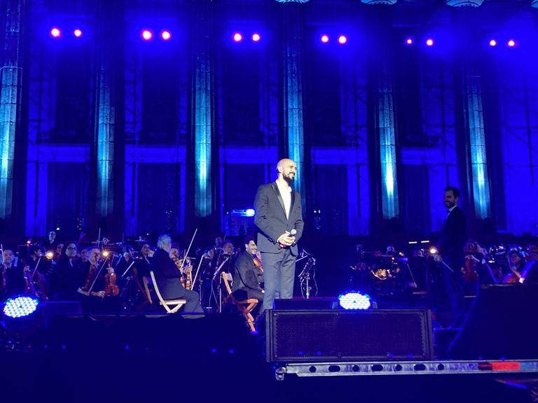 Abel Pintos, uno de los momentos más importantes del mega concierto de la UBA