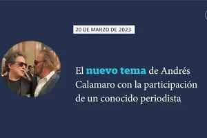 El nuevo tema de Andrés Calamaro con la participación de un conocido periodista