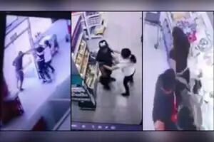 Violencia en el supermercado: estranguló a su compañera delante de los clientes