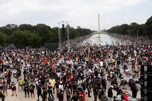 Una multitud en Washington para la marcha